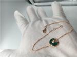 Amulette Necklace , Gold Necklace Chain With Diamond / Gemstone