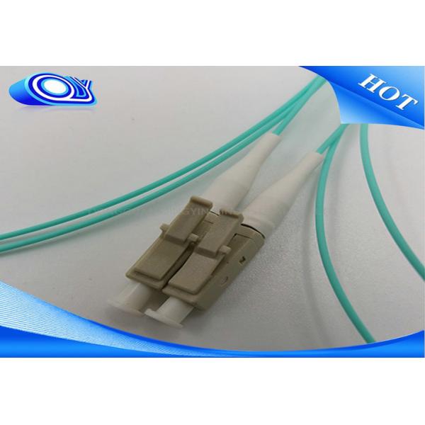 LC / UPC Fiber Optic Pigtail 50 / 125 MM OM3 Simplex LC Fiber Optic Patch Cord