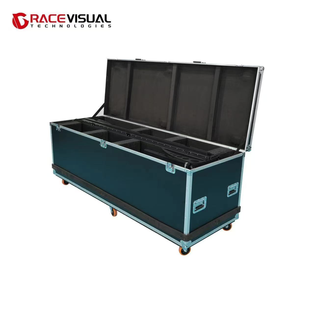 3840hz High Refresh Rate Light Weight Indoor Full Color LED Poster Screen 48kg/piece With Wheels Totem
