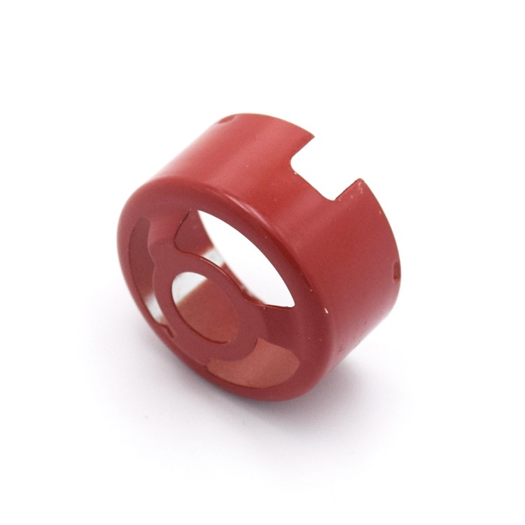 High Precision CNC Stamping Parts Painting Red AL5052 Practical