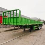 50 Tons CIMC Open Top Semi 3 Axle Dropside Trailer