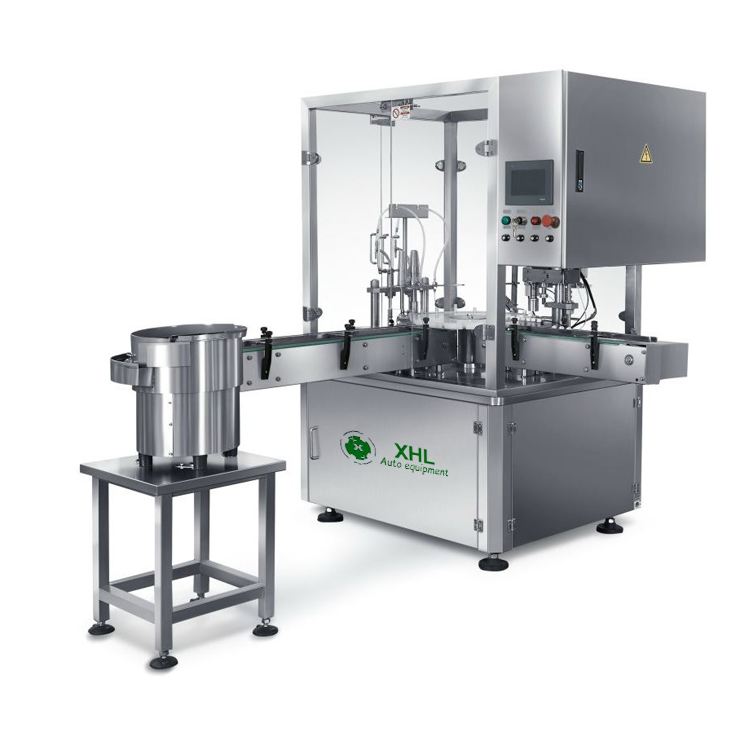 Linear 2700BPH 200ml Glass Milk Bottle Filling Machine