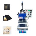Pneumatic Hot Foil Stamping Machine Foil Feeding 220V For Embossing Press