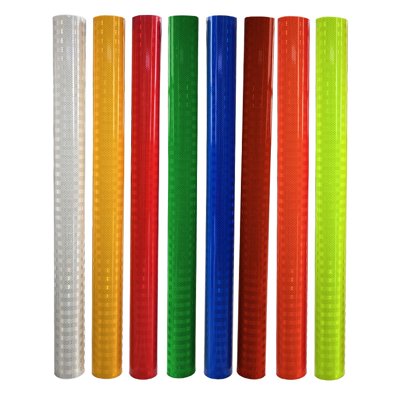 Release Liner Supported Prismatic Reflective Film For Conspicuity Markings