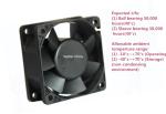 2 Inch Ball Bearing Computer Cooling Fan 12V Dc Fan Motor 60x60x25mm