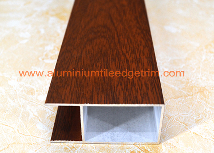 wood grain aluminium extruded window profile