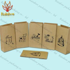 Wholesale Eco-friendly Stand Up Brown Kraft Customized Paper Bags For Shopping from china suppliers