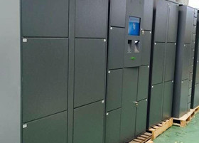 Deposit Rental Industry Computer Luggage Lockers with 15 inch Touch Screen