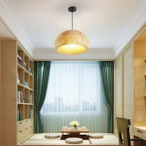 Wholesale E27 Bamboo 60Hz Vintage Pendant Lamps For Restaurant from china suppliers