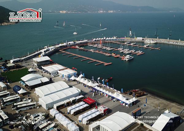 5m To 80m Span width event Show Tent For Exhibition / Outdoor Party trade