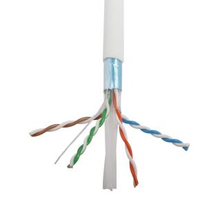 Wholesale Foil Shieled Cat6A FTP Cable 0.58MM 305m Drum 10G Network Cable from china suppliers