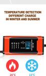 6V 12V Smart Battery Maintainer Battery Chargers for Cars Motorcycles ATVs Lawn