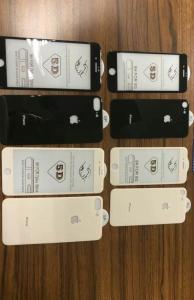 Wholesale Colorful glass screen protector for iphone 7/8 5D from china suppliers