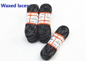 Wholesale Cotton Durable Waxed Hockey Laces Abrasion Resistant For Speed Skates / Boots from china suppliers