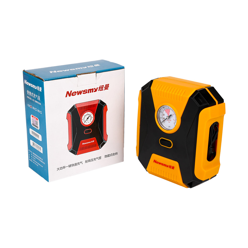 DC12V Tire Inflator Portable Car Air Compressor with Switch and Air Pressure 251--350psi