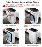Wall Mounted 99% Remove PM2.5 Intelligent Air Purifier Sterilizer UV Air