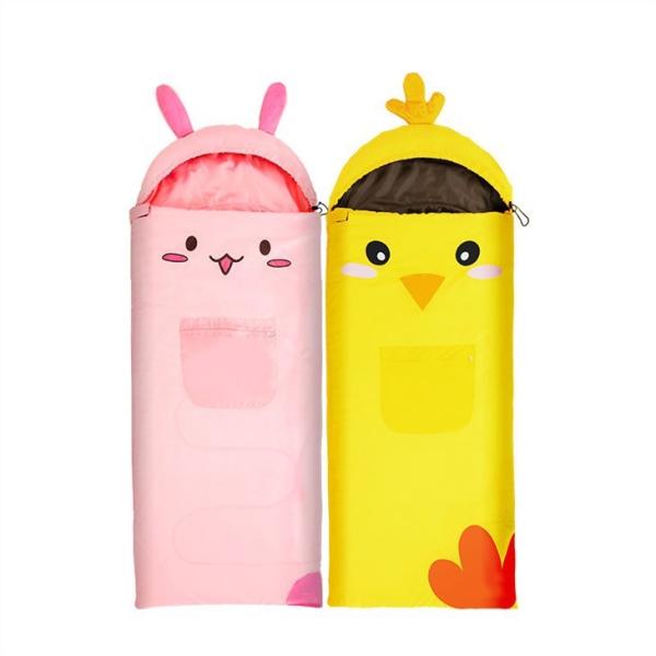 Outdoor Camping Children Sleeping Bag, Fit Boys and Girls 4 Season Comfortable