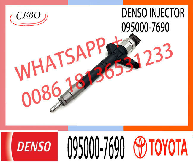 095000-7690 0950007690 Common Rail Injector DCRI107690 23670-09270 23670-0R050 for Toyota RAV4 2.0 D 1AD/2AD-FTV 095000-