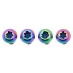 Custom Colorful Umbrella Head Torx Drive Titanium Alloy Motorcycle Screw with