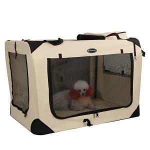 Wholesale Modern Songmics Pet Carrier Box For Car Travel Soft Fleece Mat Comfort Ensured from china suppliers
