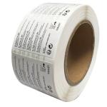 Vinyl Paper Seal Sticker Label Waterproof For Food Labelling Packaging