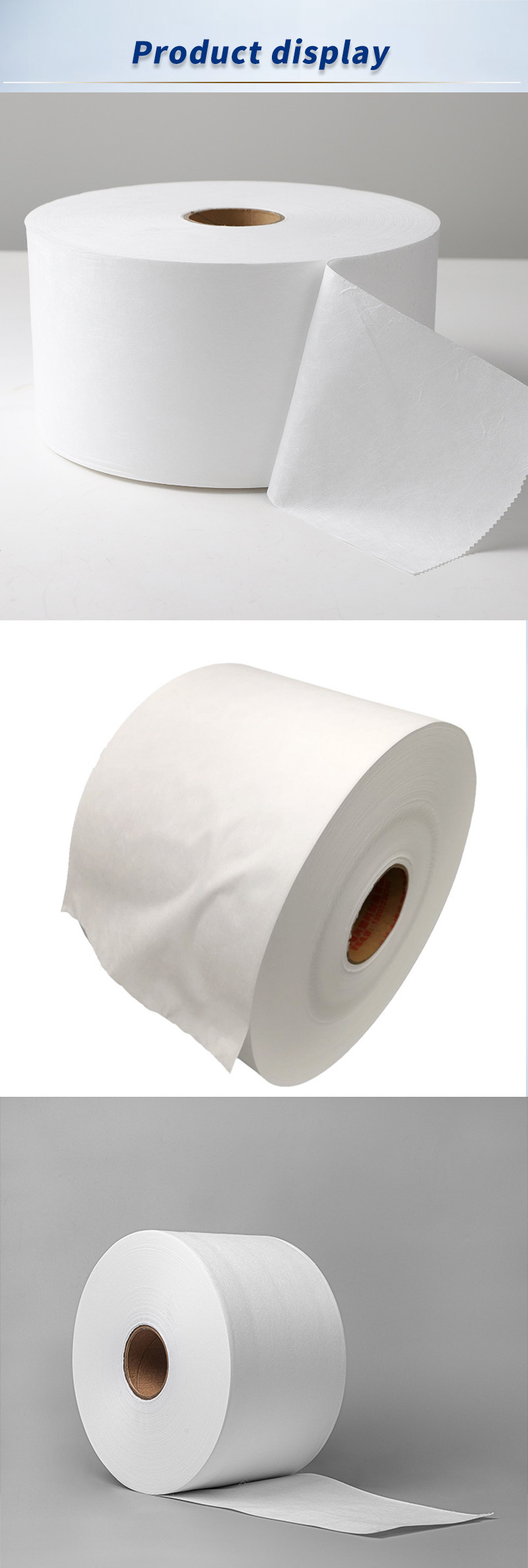 Wood Pulp Spunlace Non Woven Fabric For Wipes Beauty Cleaning