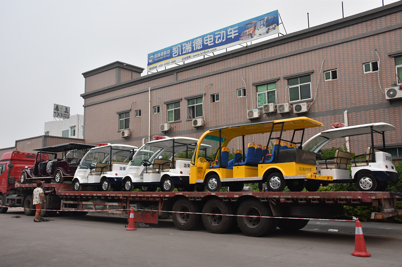48V 4KW Mini 4 Seater Electric Car For Park City Walking Street