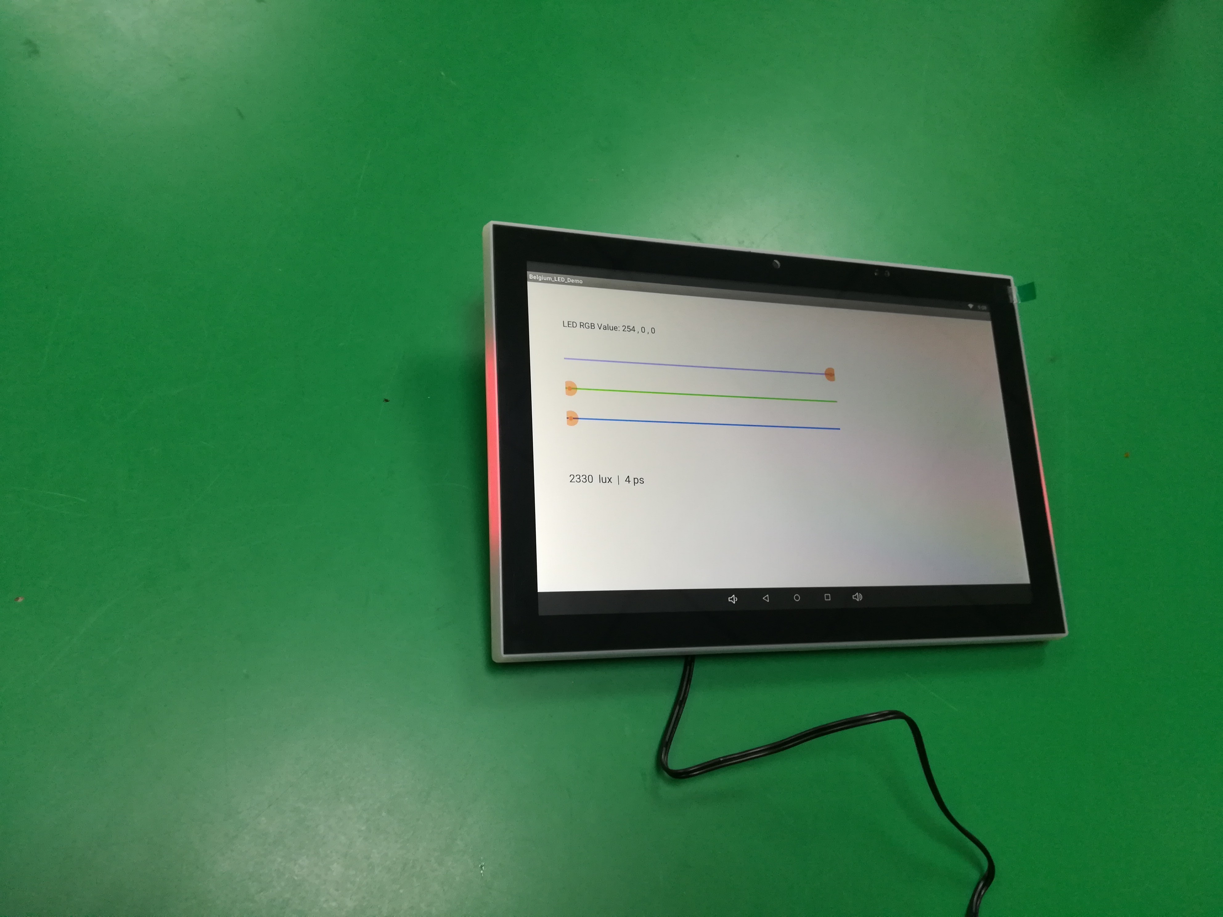 Resolution 1280x800 Octa Core RS232 Tablet With RS485 GPIO For Industrial Control