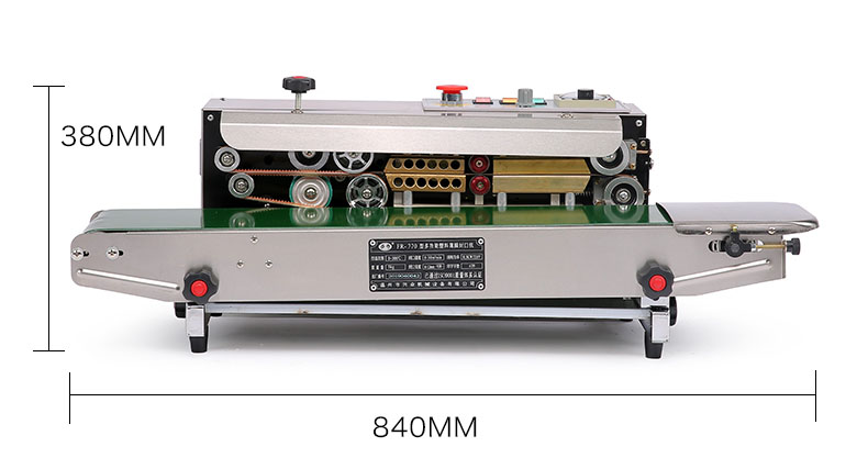 DUOQI FR-770S Stainless Steel Heat Sealing Machine for Pouch Bag Shrink Sleeve Seaming