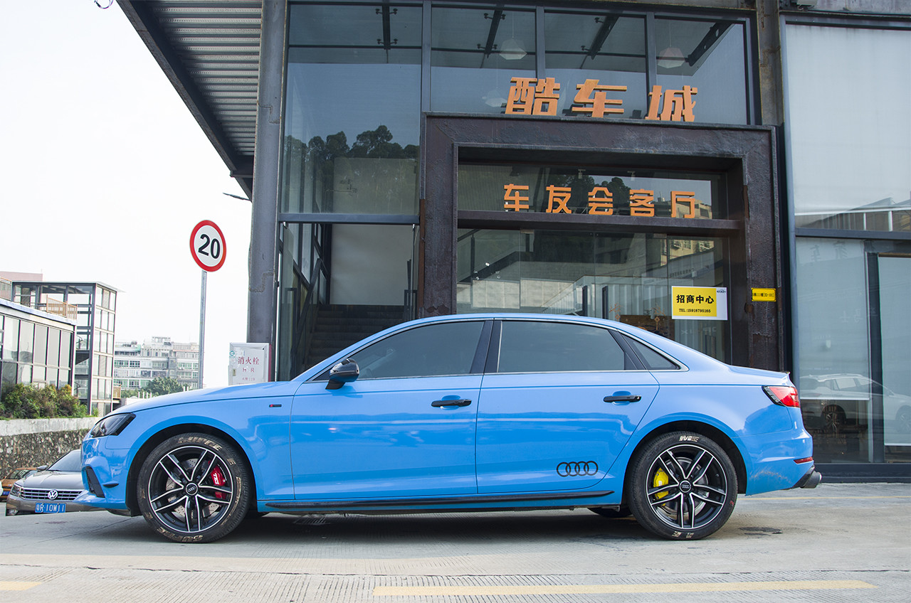 BBK For Audi A4L Installed Big Brake Kits 4 Piston Calipers P40NS