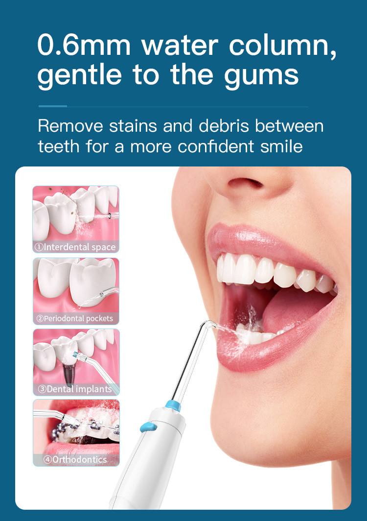 600ml Teeth Whitening Dental Care Oral Irrigator Combo Electric Toothbrush IPX4