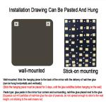 Salon Decor Wall Pocket Inflatable Ball Sticker Adhesive Tray Glass Mirror Magic