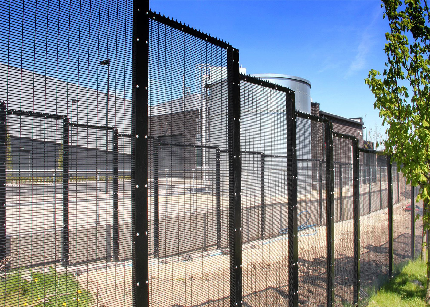 Serried Horizontal Wire Fence