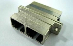 Wholesale Fiber optic adapter SC duplex DX adapter with metal housing long flange low loss from china suppliers