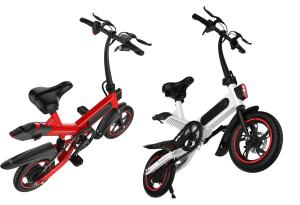 Wholesale Compact Size Small Folding Electric Bike 36V 10AH Battery 17.5KG 107 * 45 * 100CM from china suppliers