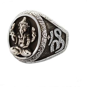 Wholesale Thai 925 Silver Gold Tone Retro Womens Mens Buddhist Fashion Jewelry(036389W) from china suppliers