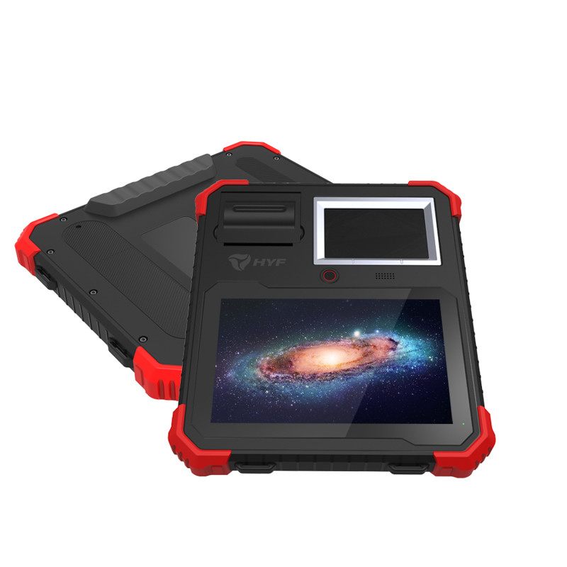 Red IB Fingerprint Biometric Device Scanner OTG NFC WIFI GPS For Employee Management