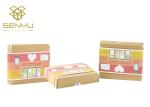Original Color Kraft Paper Packaging / Small Kraft Shipping Box With Sleeve