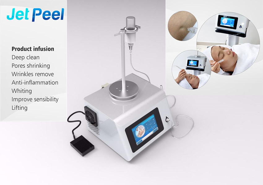 Newest Israel moisturizing spray hydrating facial skin deep cleaning no needle mesotherapy jet peel machine with CE