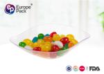 Customized Plastic Dessert Dishes Food Grade Clear Disposable Bowls