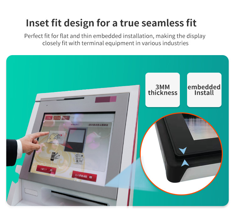 Outdoor Industrial Touch Screen Display IP65 IP67 IP68 Waterproof