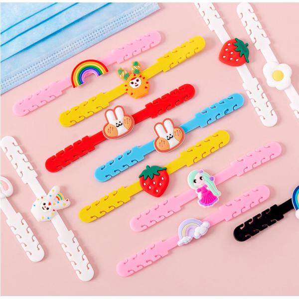 Children's Lovely Silicone Face Cover Protect Ear Hook Ear Grips Prevent Earache Cute Extension Hook