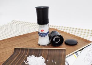Wholesale Adjustable Sea Salt Mill, Sea Salt Glass Grinders Customizable Color from china suppliers