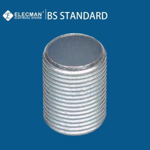 Wholesale 20mm-32mm Standard Threaded Conduit Nipple Zinc Plated Steel from china suppliers
