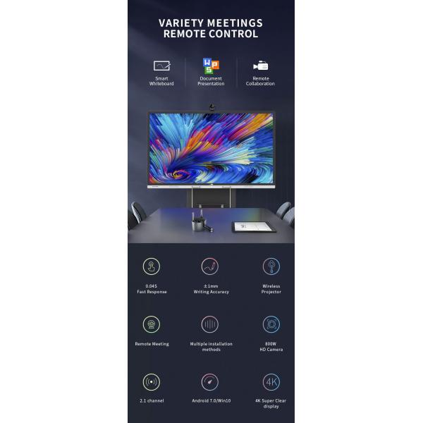 86 Inch Digital Interactive Whiteboard For Teaching And Meeting