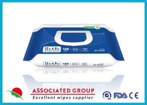 Wholesale Natural Disposable Adult Wet Wipes , Nonwoven Spunlace Wipes from china suppliers