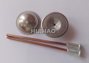 Wholesale 3mmx90mm Copper Coated Insulation Cd Weld Stud Bimetallic Pins For Shipyard from china suppliers