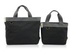 Promotional Canvas Tote Bags SGS Washable Cotton Material 2 Sets Of Bags