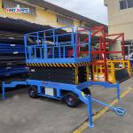 Manoeuvrable Electric Scissor Lift Platform 3000mm-16000mm Lifting Height