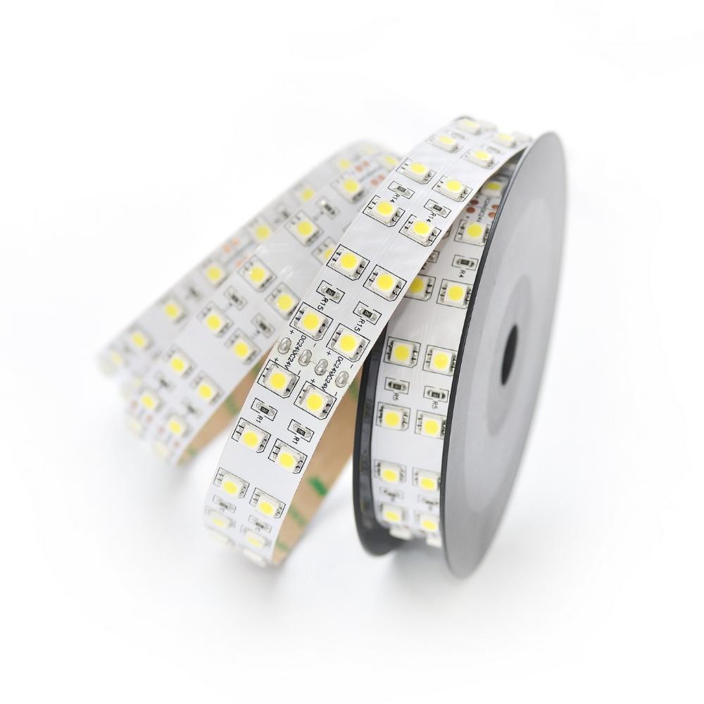 SMD 5050 LED Strip 120LEDs/m12V 24V 20mm Wide Double Lines Double Rows